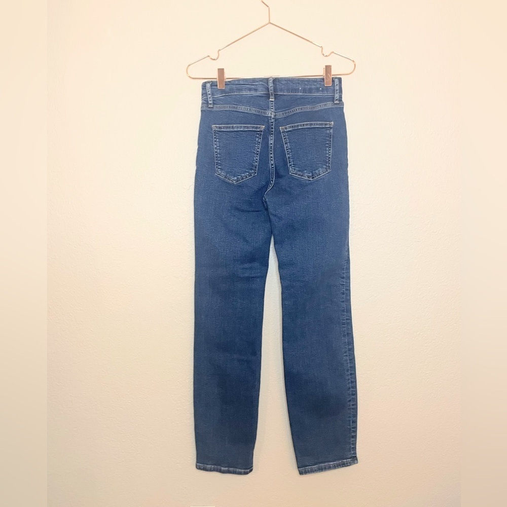 Boden Slim Straight Classic Blue Jeans Size 4L - Picture 3 of 7